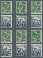 Berlin: 1950, Berliner Philharmonie, 6 Einwandfreie Postfrische Sätze840,00, Mi. - Unused Stamps