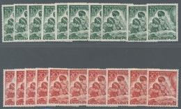 Berlin: 1951, Tag Der Briefmarke, 10 Postfrische Sätze, Sauberes Gummi, Saubere Zähnung, Mi. 550,00 - Unused Stamps