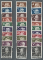 Berlin: 1952, Beethoven (7x Postfrisch), Vorolympische Festtage (10x Postfrisch), Männer Aus Der Ges - Unused Stamps