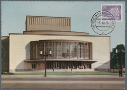 Berlin: 1956, 70 Pfg. Schiller-Theater Auf Ersttags-Maximumkarte, Mi. 450 € - Nuevos