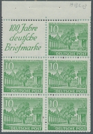 Berlin - Markenheftchen: 1949, "10 Pfg. Bauten", Postfrisches Heftchenblatt Mit Sehr Guter Zähnung, - Libretti