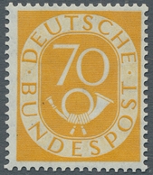 Bundesrepublik Deutschland: 1951, "Posthorn", Postfrischer Satz In Der Für Diese Ausgabe Normalen Zä - Briefe U. Dokumente