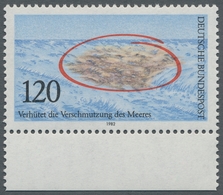 Bundesrepublik Deutschland: 1982, Verhütung Der Verschmutzung Der Meere, Probedruck Auf Vorder- Und - Cartas & Documentos
