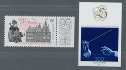 Bundesrepublik Deutschland: 1995/1998, Wormser Reichstag Postfrisches Seitenrandstück Mit Druck Auf - Briefe U. Dokumente