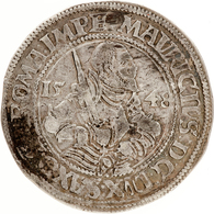 Sachsen: 1548, "Moritz" 1 Thaler In Schöner Erhaltung. - Other & Unclassified