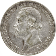 Sachsen-Coburg Und Gotha: 1870, "Ernst II." 1 Thaler In Schöner Bis Sehr Schöner Erhaltung. - Other & Unclassified