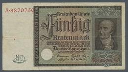 Deutschland - Deutsches Reich Bis 1945: 1934, Rentenbankschein über 5 Rentenmark Vom 6.Juli 1934 (Ro - Other & Unclassified