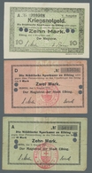 Deutschland - Notgeld - Ehemalige Ostgebiete: ELBING; 1914-1921, Partie Von 22 Notgeldscheinen In Ka - Sonstige & Ohne Zuordnung