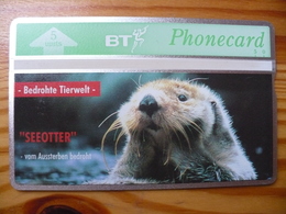 Phonecard United Kingdom, BT - Seeotter 5.000 Ex - BT Werbezwecke