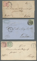 Altdeutschland: 1835/1865, Thurn Und Taxis, Kleine Interessante Briefpartie Dabei MIF, MEF, Auch GA' - Colecciones