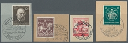 Deutsches Reich - 3. Reich: 1940-45, Interessante Sammlung Briefstücke, Alle Mit Den Entsprechenden - Unused Stamps