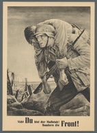 Deutsches Reich - 3. Reich: 1933-1943, 15 Ganzsachen Bzw. Gelaufene Ansichtskarten Mit Propagandisti - Ungebraucht