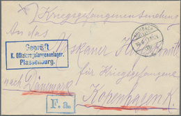 Kriegsgefangenen-Lagerpost: 1914/1919, Ca. 70 Briefe Von Kriegsgefangenen An Das Rote Kreuz In Genf - Other & Unclassified