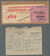 Kriegsgefangenen-Lagerpost: 1940-1949 (ca.), Rund 120 Belege Korrespondenz Von Und An Kriegsgefangen - Sonstige & Ohne Zuordnung