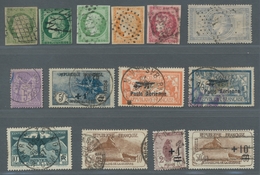 Frankreich: 1849-1971, Meist Sauber Gestempelte, Interessante Sammlung, Etwas Gemischte Erhaltung Mi - Used Stamps