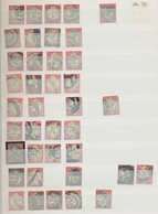 Großbritannien: 1841-1900, Used Lot In Two Large Stockbooks With Hundreds Of "Queen Victoria"-period - Other & Unclassified