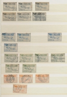 Rumänien: 1903-1941, Ungebrauchte Und Gestempelte Partie Der Sondermarken In Einem Dicken Einsteckbu - Used Stamps