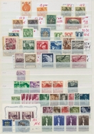 Schweiz: 1850-2002, Partie In 3 Vordruckalben Und 3 Einsteckbüchern Mit U.a. Einer Teilsammlung Ab D - Used Stamps