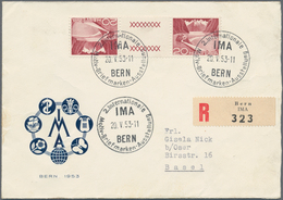 Schweiz: 1938/1995, Briefmarken-/Landesausstellungen, Saubere Partie Mit Postfrischen Ausgaben Und B - Usados