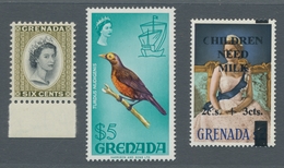 Grenada: 1953-1973, Practically Complete Collection Including SG No. 218, Superb Quality MNH On A Se - Granada (...-1974)