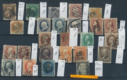 Vereinigte Staaten Von Amerika: 1861-1870, Kleine Gestempelte Partie Von Teils Besseren Klassischen - Used Stamps