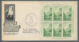 Vereinigte Staaten Von Amerika: 1852-1949, Sammlung Von 44 Belegen In Einem Album Mit U.a. Auslandsd - Used Stamps