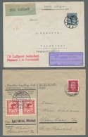 Flugpost Deutschland: 1912-1940, Beachtenswerte Sammlung Von 29 Flugpostbelegen In Einem Album Mit U - Posta Aerea & Zeppelin