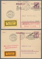 Flugpost Deutschland: 1920-1936, Sammlung Von 38 Belegen Welche Alle Mit Luftpostbestätigungsstempel - Luft- Und Zeppelinpost