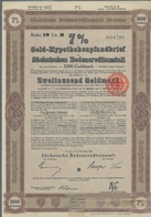 Alte Aktien / Wertpapiere: 1925-1942, Partie Von 36 überwiegend Verschiedenen Deutschen Pfandbriefen - Otros & Sin Clasificación