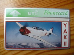 Phonecard United Kingdom, BT - Plane, Aircraft 1000 Ex - BT Advertising Issues