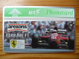 Phonecard United Kingdom, BT - Car, Ferrari F1 20.500 Ex - BT Werbezwecke