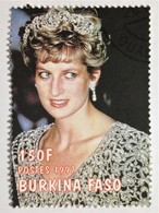 Burkina Faso, Stamp CTO, "Famous People", "Princess Diana", 1997 - Burkina Faso (1984-...)