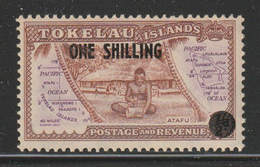 TOKELAU - 1956 - ( Map & Scene On Atafu - Surcharged ) - MNH** - Tokelau