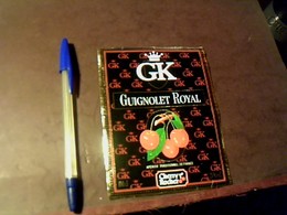 étiquette  Occasion Guignolet Royal GK Distillerie Cherry Rocher - Alcoholen & Sterke Drank