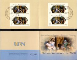 Vatican 2008 Mi# Booklet MH 0-16 (with 4 Mi# 1628) Used - Christmas - Used Stamps