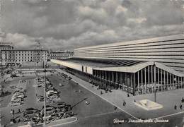 0997" ROMA- STAZIONE  PIAZZALE" CART. ILL. ANIMATA AUTO ANNI 40 - Stazione Termini