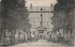 MOULINS 03  ALLIER    BELLE CPA  INTERIEUR DE L'ECOLE DE GENDARMERIE - Moulins