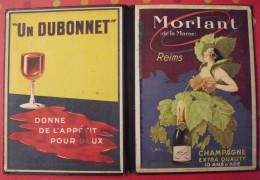Sous-main Dubonnet, Vin Tonique Au Quiquina. Apéritif. Champagne Morlant Reims. Illustrateur : J Stall. Vers 1930 - Plaques En Carton