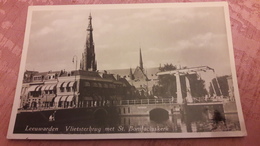 NL- Leeuwarden Vlietsterbrug Met St. Bonifaciuskerk - Leeuwarden