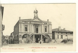 Carte Postale Ancienne Lafrançaise - Hôtel De Ville - Mairie - Lafrancaise