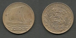 ESTLAND Estonia 1 Kroon 1934 Coin Wiking Ship - Estland