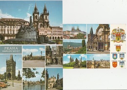 20 / 2 / 4. -  PRAHA LOT  DE  6  C P M  DIVERSES - 5 - 99 Cartes