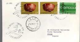 Luxembourg Ibiza 1972 - Luxair - 1er Vol Caravelle - Inaugural Flight Erstflug - Baleares - Cartas & Documentos