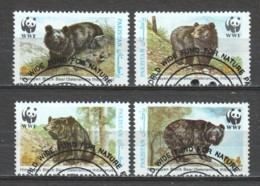 Pakistan 1989 Mi 759-762 WWF BEARS - Used Stamps