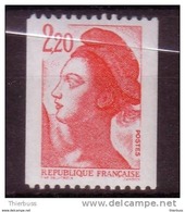 2F20 LIBERTE 2376 De Roulette Avec Oeil Blanc - Coil Stamps