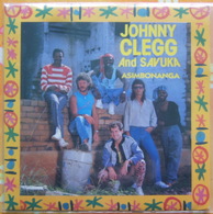 45 Tours JOHNNY CLEGG AND SAVUKA - ASIMBONANGA / BERLIN WALL - Musiques Du Monde