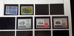 Islande Album Safe 1971 1984 42 Timbres Oblitérés Liquidation - Colecciones & Series