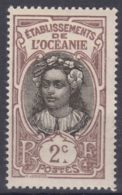 Oceania Oceanie 1913 Yvert#22 Mint Hinged - Ongebruikt