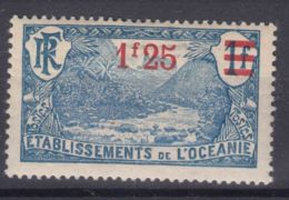 Oceania Oceanie 1924 Yvert#63 Mint Hinged - Ongebruikt