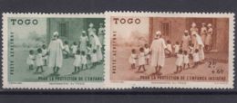 Togo 1942 PA Yvert#6-7 Mint Hinged - Ongebruikt